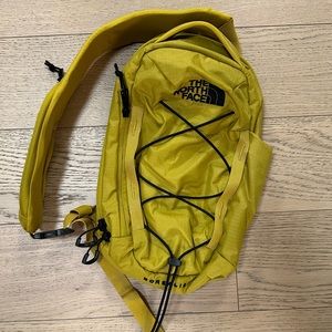 NWT north face borealis mini backpack lime green yellow